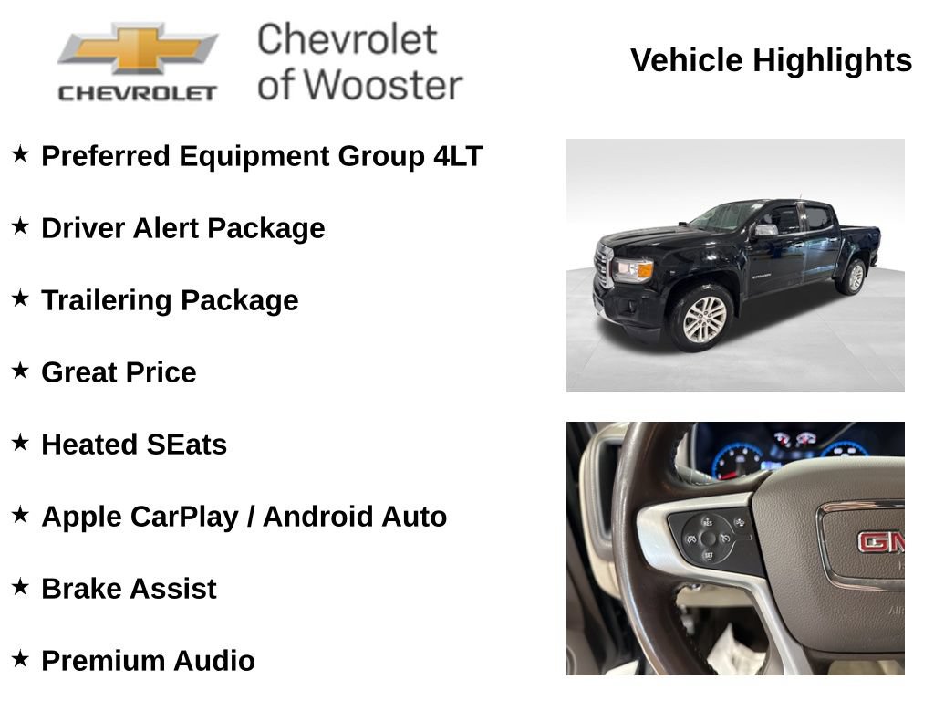 Used 2018 GMC Canyon SLT w/ Driver Alert Package AWD/4WD video 2