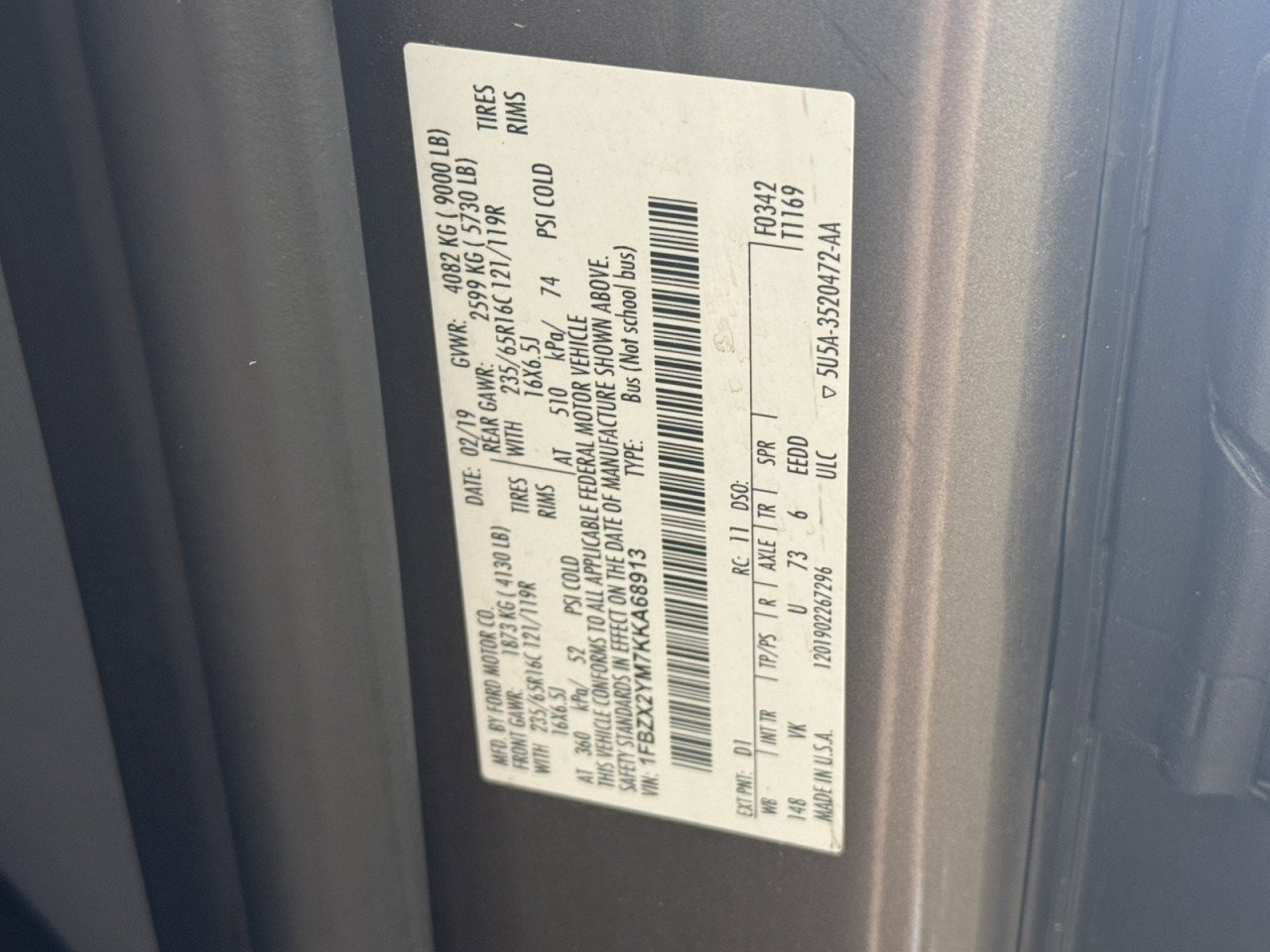 Used 2019 Ford Transit 350 XL RWD image 22