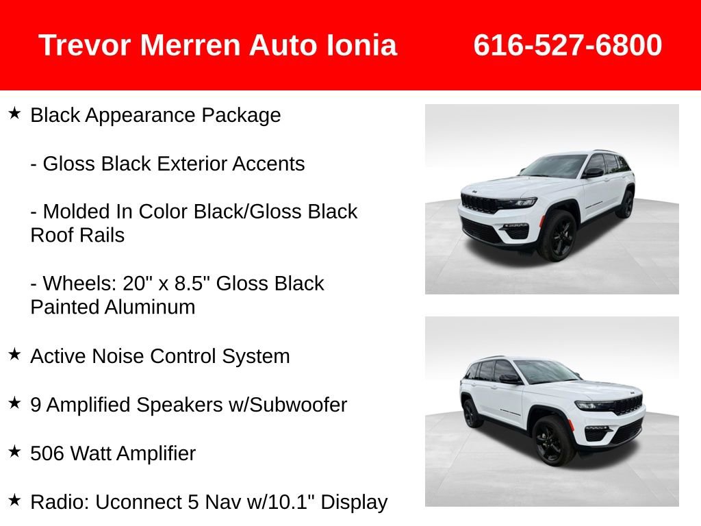 Used 2023 Jeep Grand Cherokee Limited w/ Black Appearance Package AWD/4WD image 26