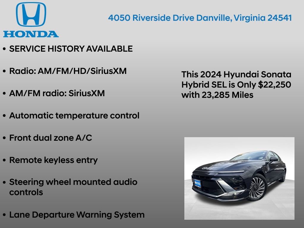 Used 2024 Hyundai Sonata SEL image 12
