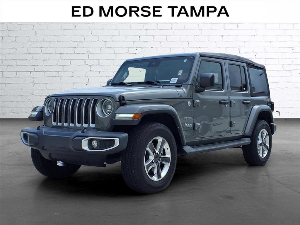 Used 2023 Jeep Wrangler Unlimited Sahara w/ LED Lighting Group