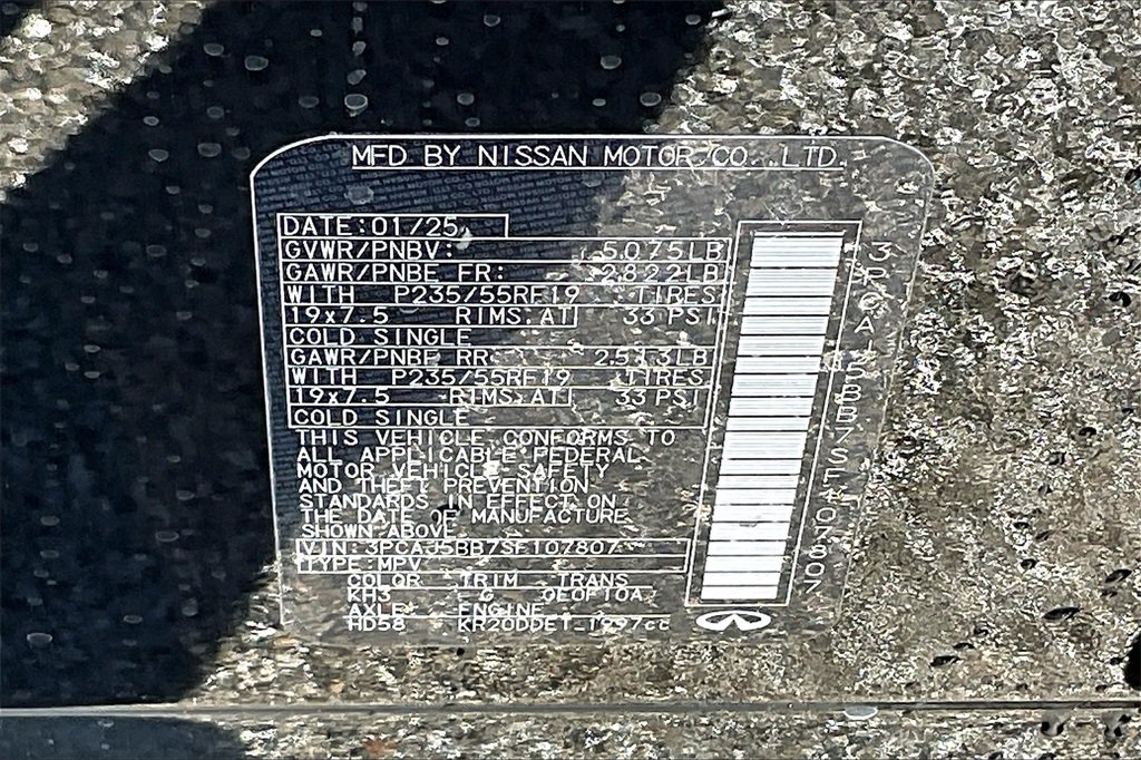 New 2025 INFINITI QX50 Luxe image 13