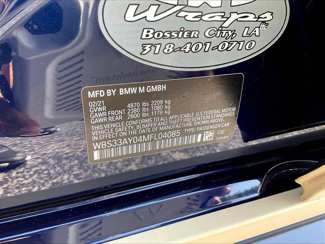 Used 2021 BMW M3 Competition w/ Executive Package RWD image 21