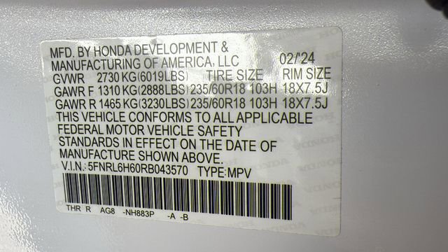 Used 2024 Honda Odyssey EX-L image 26