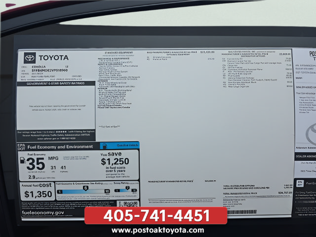 New 2027 Toyota Corolla LE FWD image 29