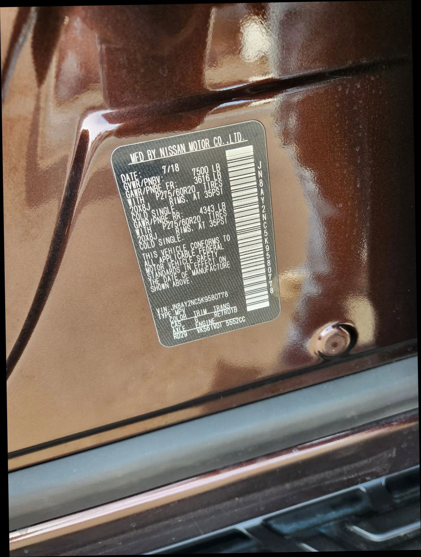 Used 2019 Nissan Armada SL w/ Premium Package image 42