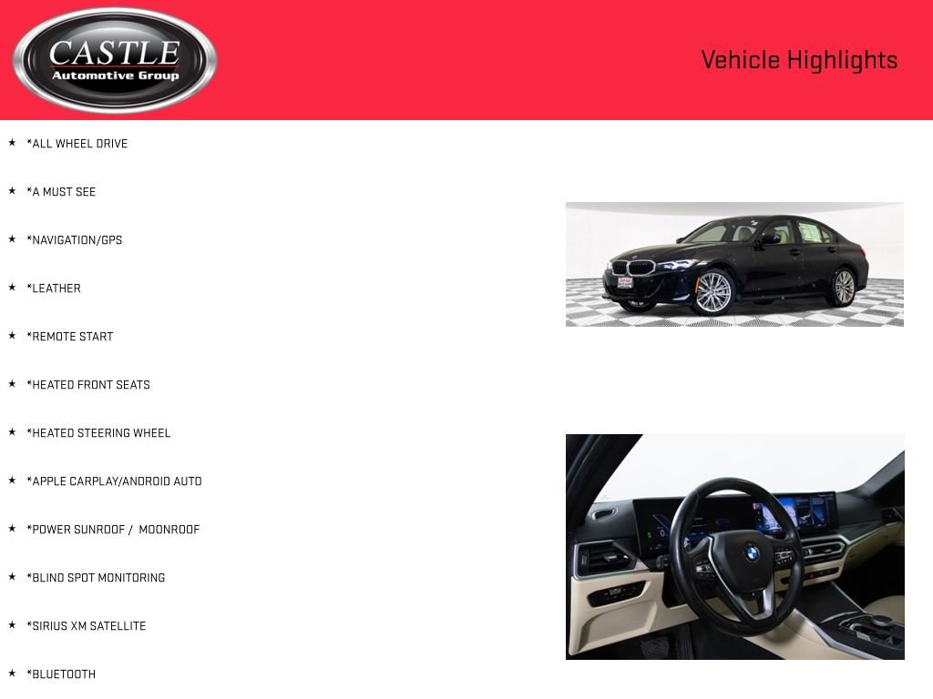 Used 2023 BMW 330i xDrive Sedan w/ Driving Assistance Package image 3