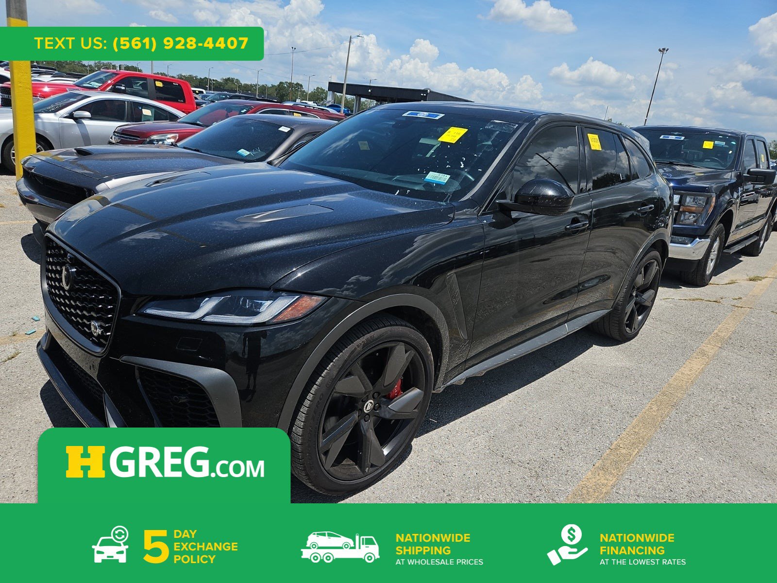 Used 2021 Jaguar F-PACE SVR AWD/4WD image 1