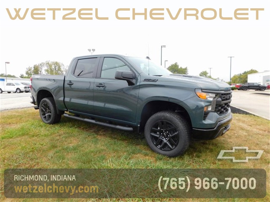 New 2026 Chevrolet Silverado 1500 Custom Trail Boss w/ Turbomax Blackout Package image 1