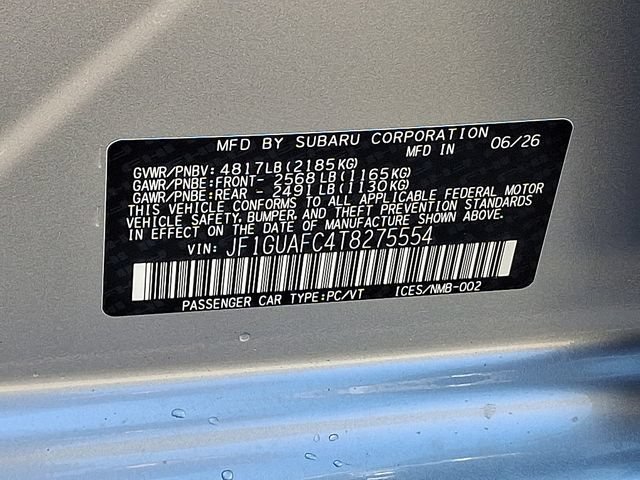 New 2026 Subaru Impreza 2.0i Sport AWD/4WD image 23