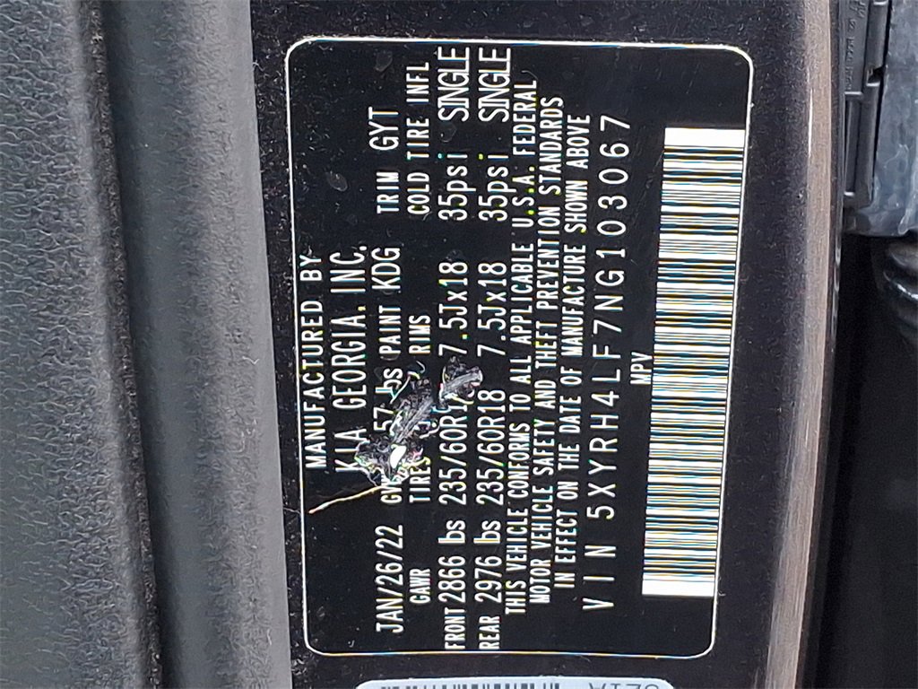 Used 2022 Kia Sorento EX image 30