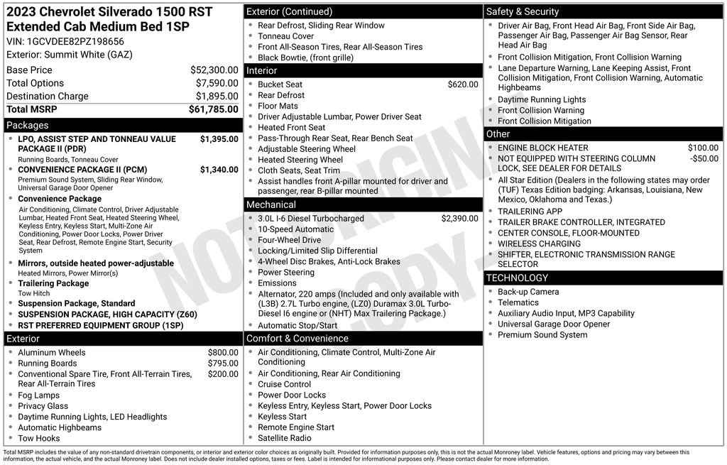 Used 2023 Chevrolet Silverado 1500 RST AWD/4WD image 33