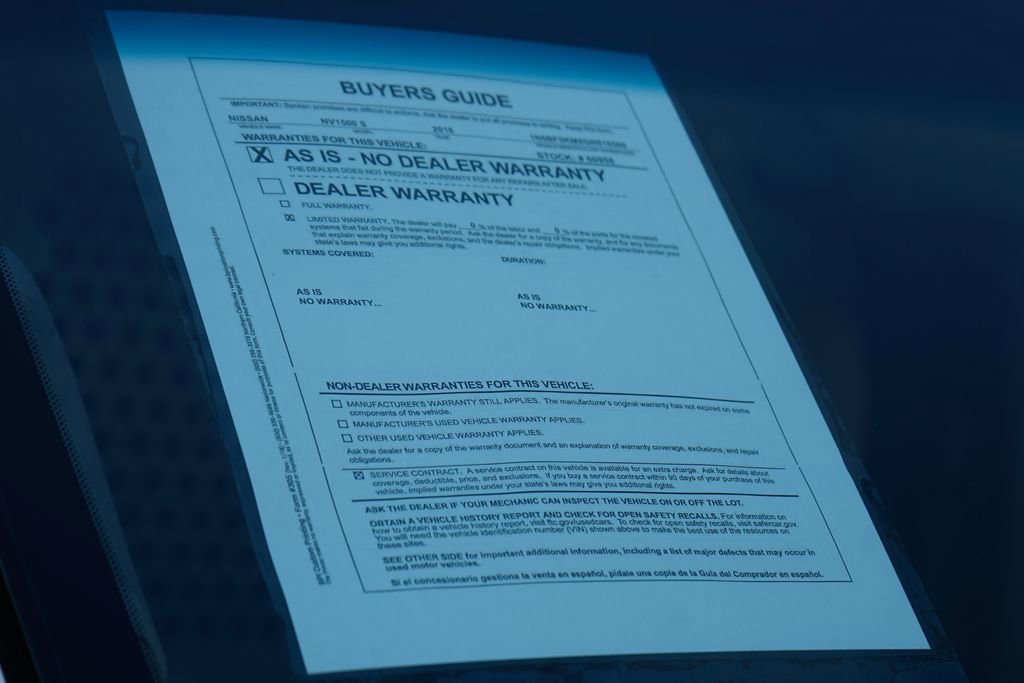 Used 2016 Nissan NV 1500 S w/ Power Package image 44