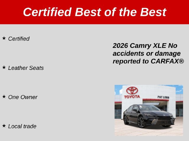 Used 2026 Toyota Camry XLE AWD/4WD image 37