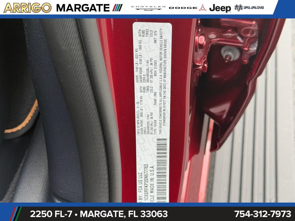 Used 2025 RAM 1500 Tungsten AWD/4WD image 25