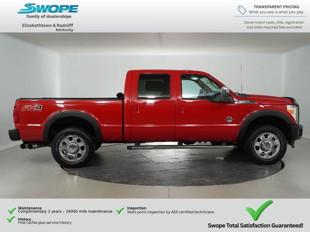 Used 2014 Ford F250 Lariat w/ Chrome Package AWD/4WD image 2