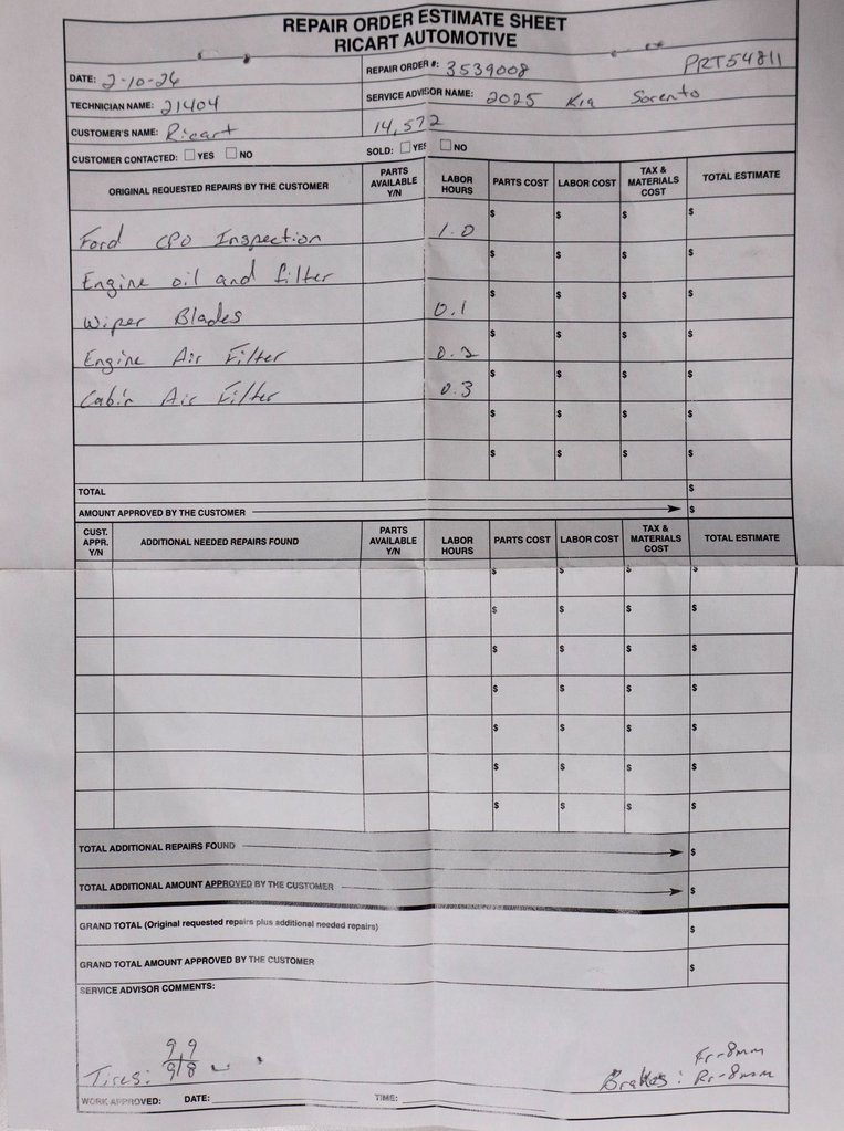 Used 2025 Kia Sorento EX image 6