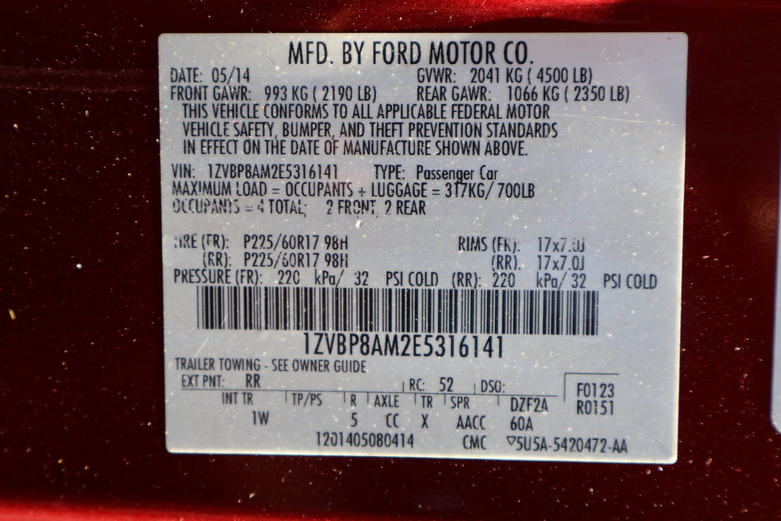 Used 2014 Ford Mustang Coupe RWD image 23