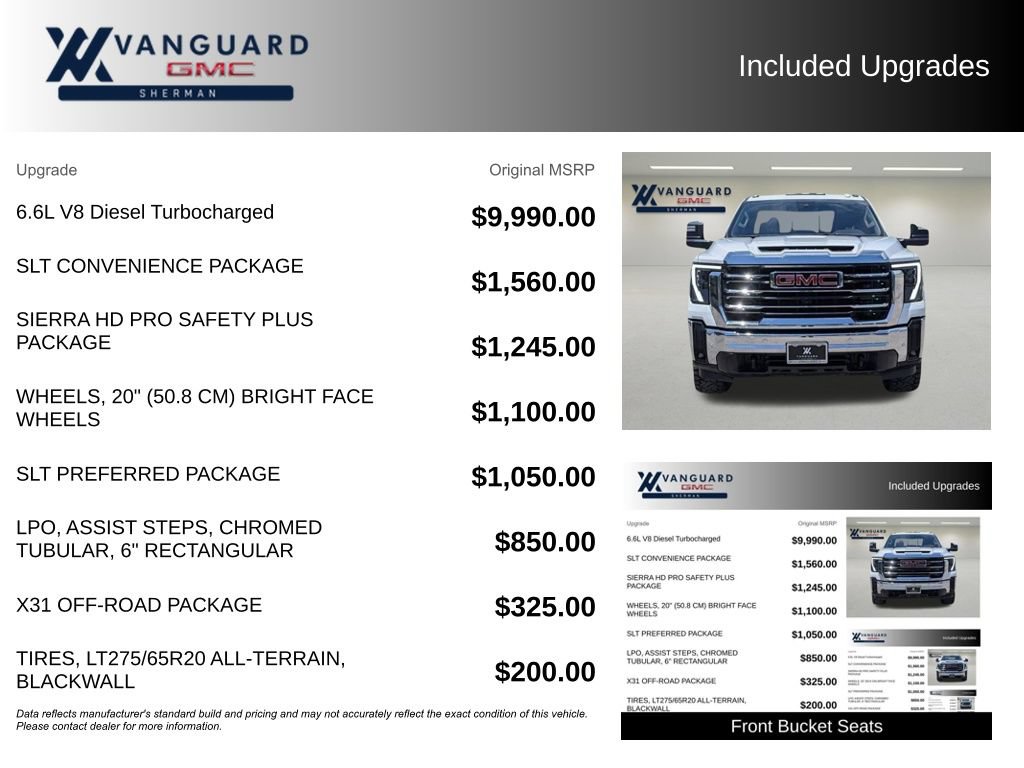 Used 2025 GMC Sierra 2500 SLT w/ SLT Convenience Package AWD/4WD image 9