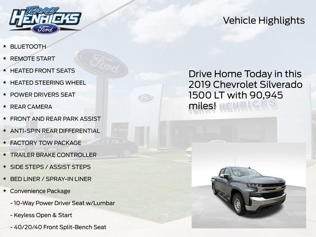 Used 2019 Chevrolet Silverado 1500 LT w/ Convenience Package AWD/4WD image 4