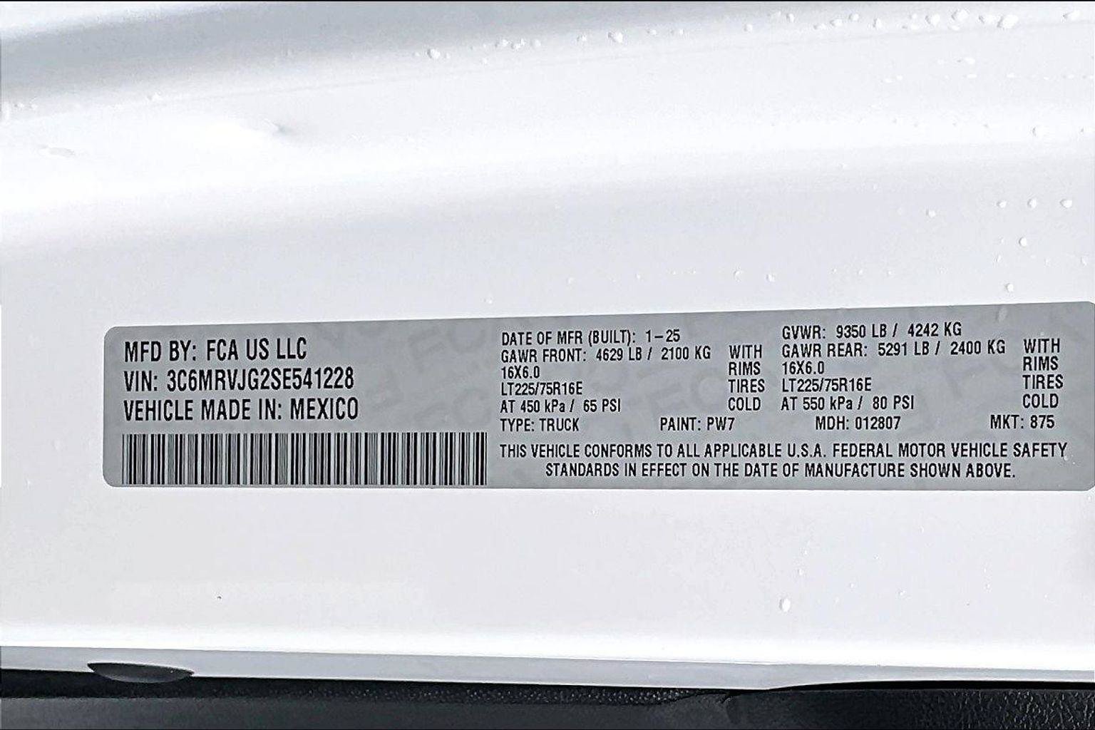 Used 2025 RAM ProMaster 3500 FWD image 32
