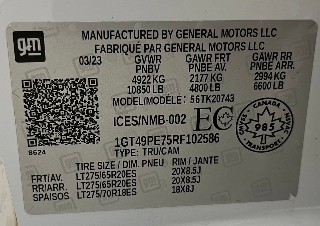 Used 2024 GMC Sierra 2500 AT4 w/ AT4 Preferred Package AWD/4WD image 61