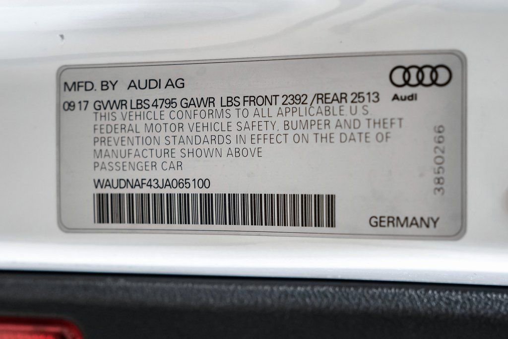 Used 2018 Audi A4 2.0T Premium w/ Convenience Package AWD/4WD image 72
