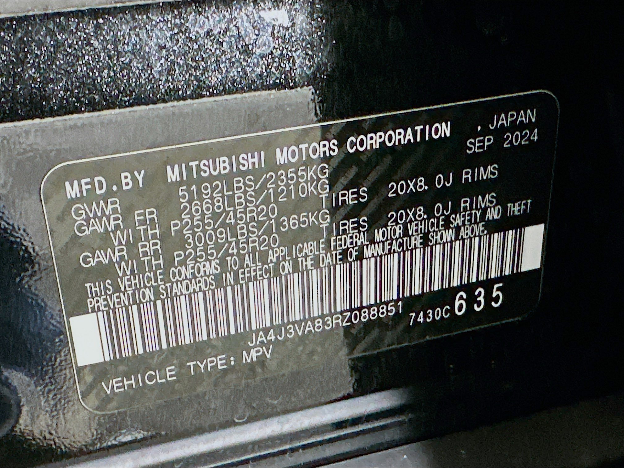 Used 2024 Mitsubishi Outlander SE Black Edition image 18