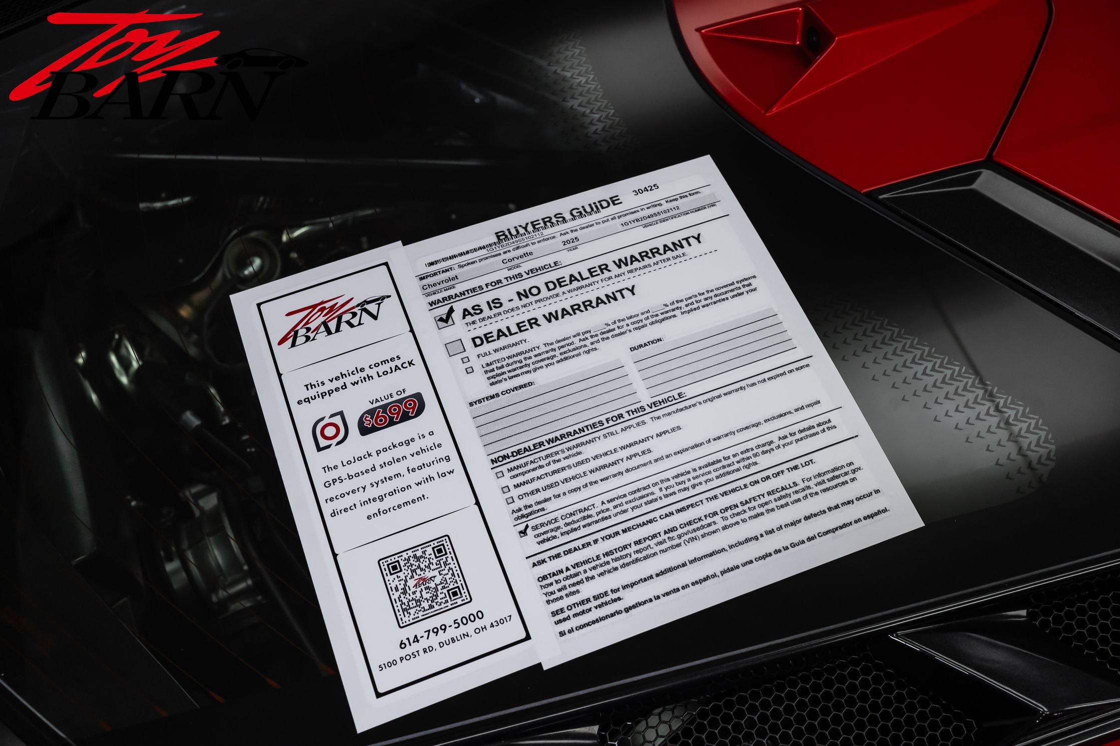 Used 2025 Chevrolet Corvette Stingray Preferred Cpe w/ Z51 Performance Package RWD image 55