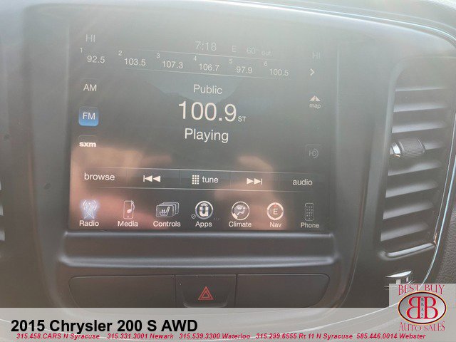 Used 2015 Chrysler 200 S w/ Navigation & Sound Group I image 14