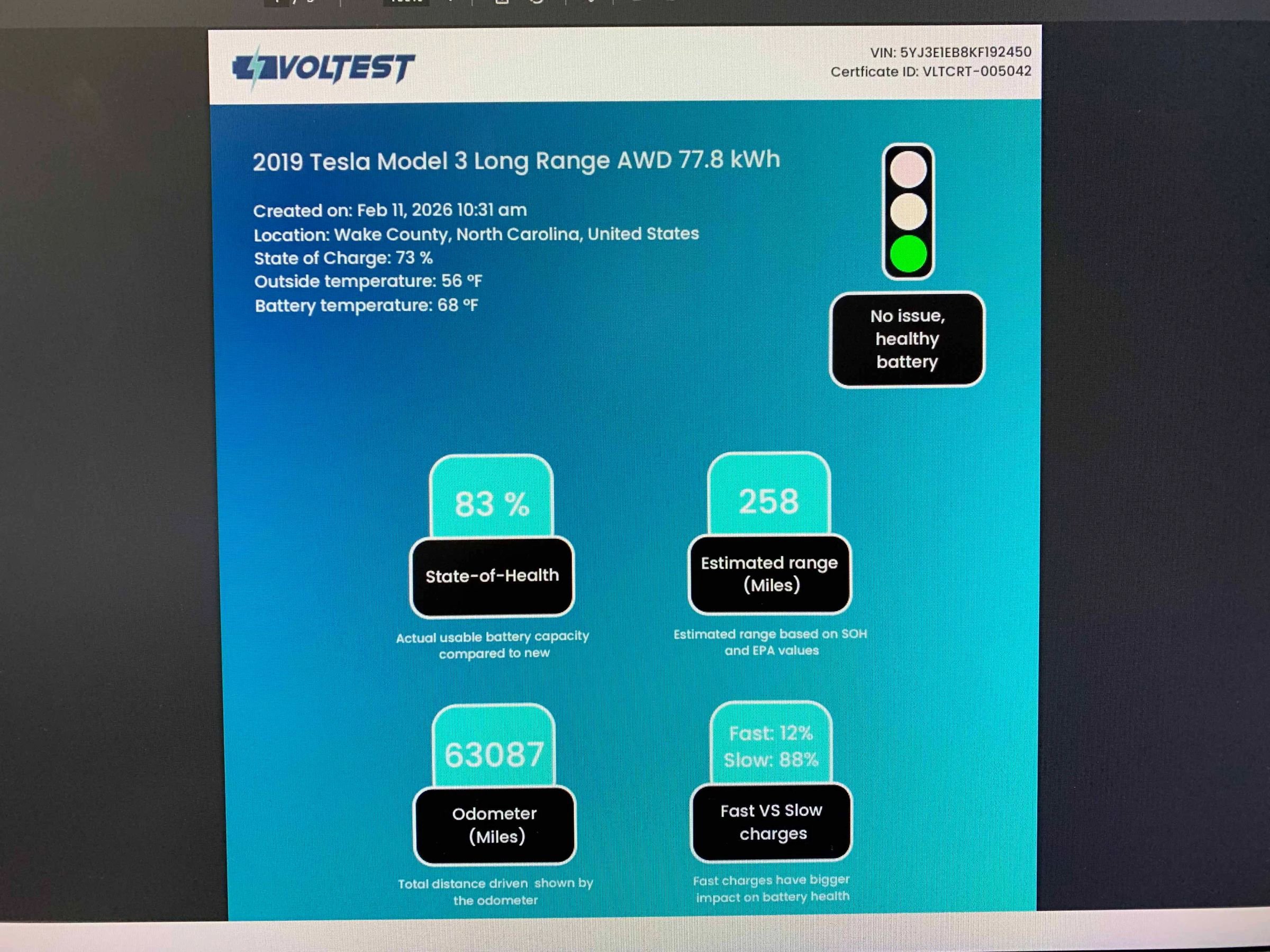 Used 2019 Tesla Model 3 Long Range image 27