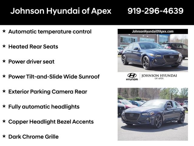 Used 2019 Genesis G70 2.0T Advanced w/ Sport Package RWD image 12