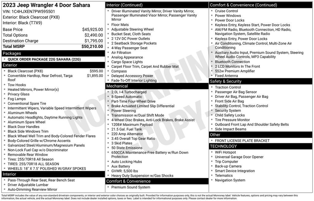 Used 2023 Jeep Wrangler Sahara image 19