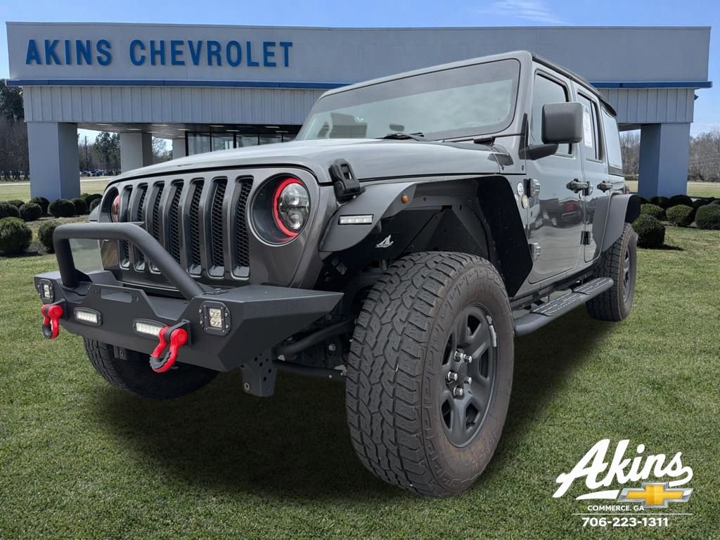 Used 2021 Jeep Wrangler Unlimited Sport image 1