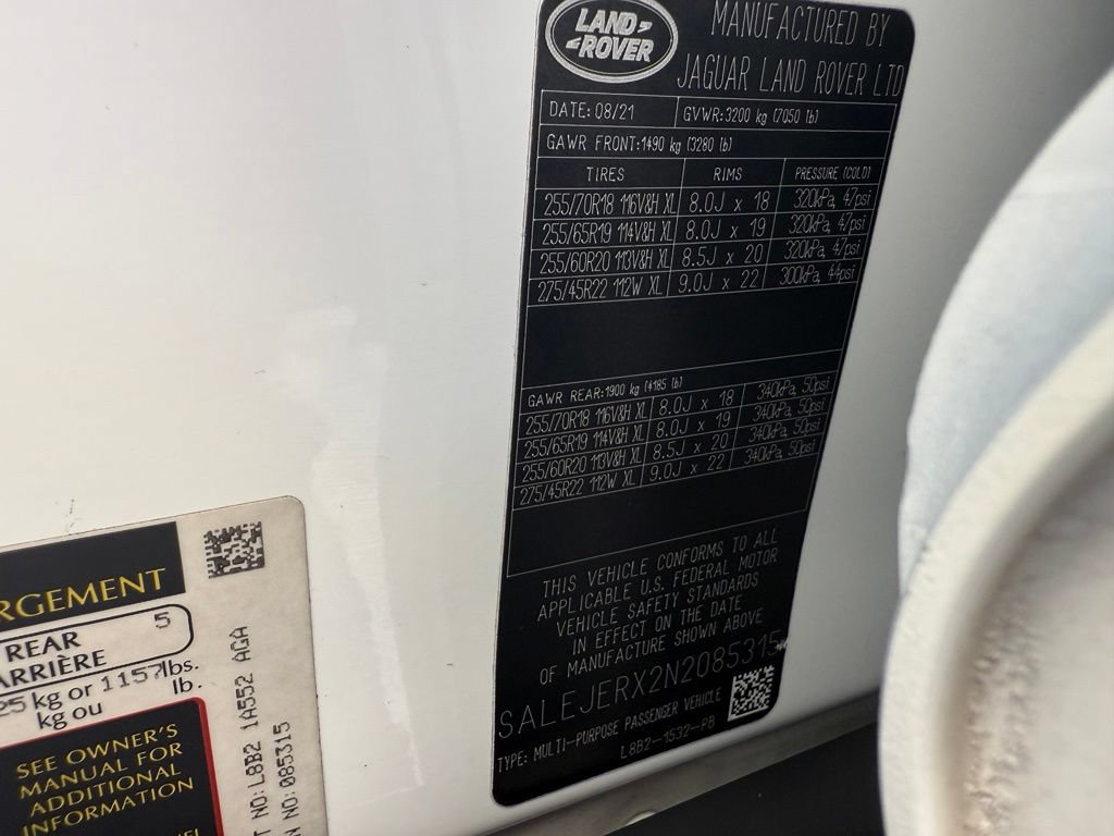 Used 2022 Land Rover Defender 110 S AWD/4WD image 58