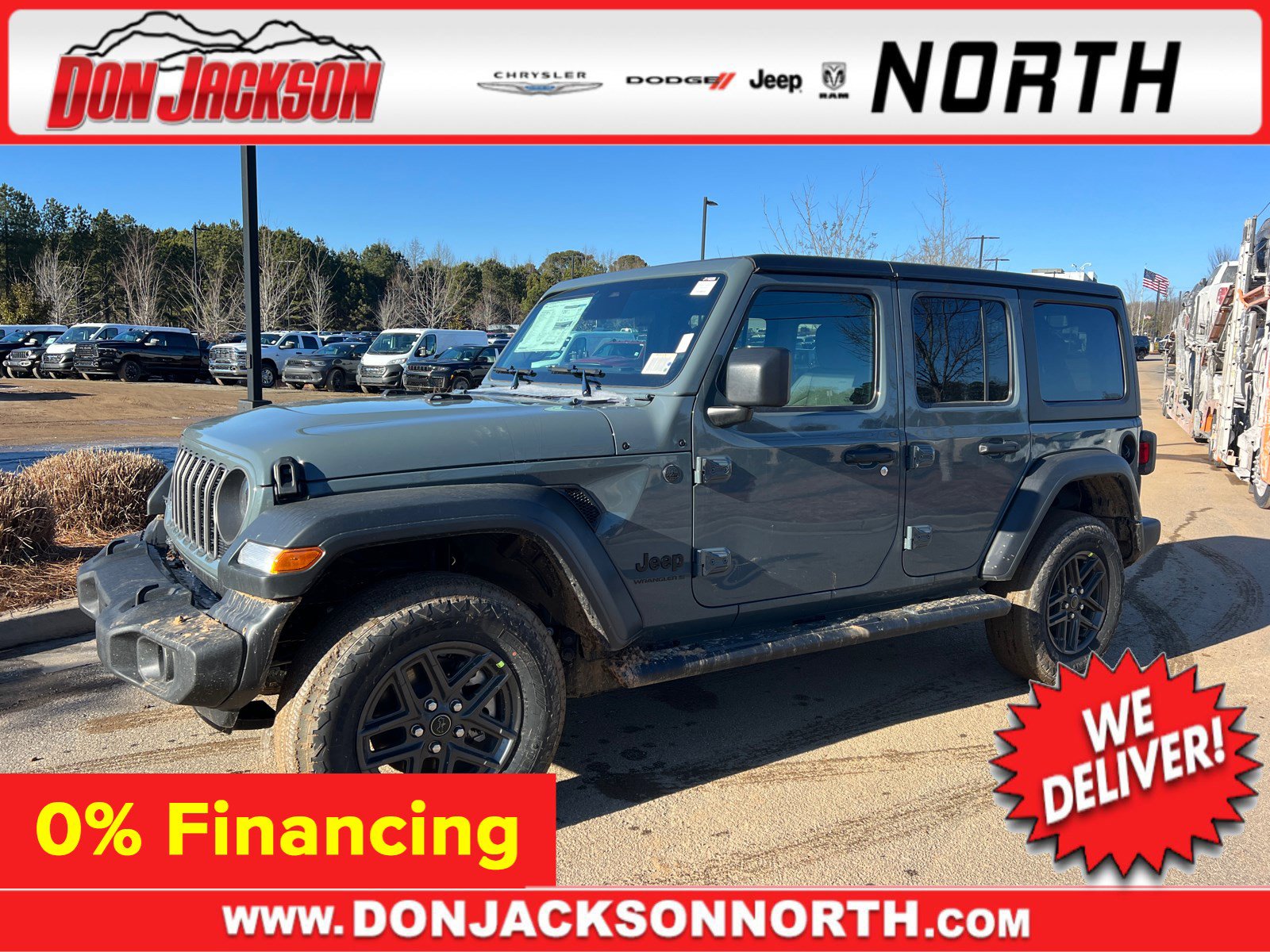 New 2026 Jeep Wrangler Sport S image 1