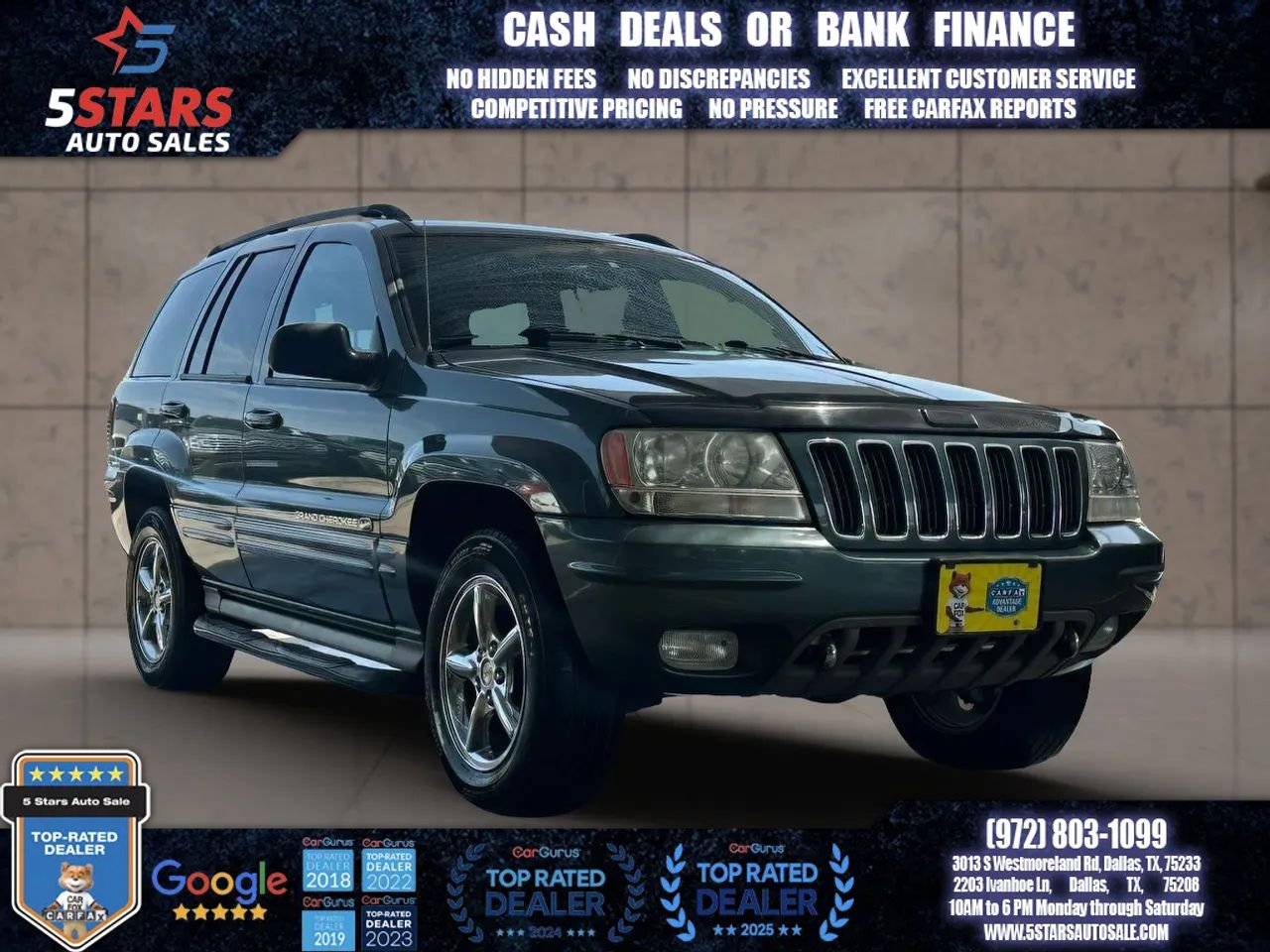 Used 2002 Jeep Grand Cherokee Overland