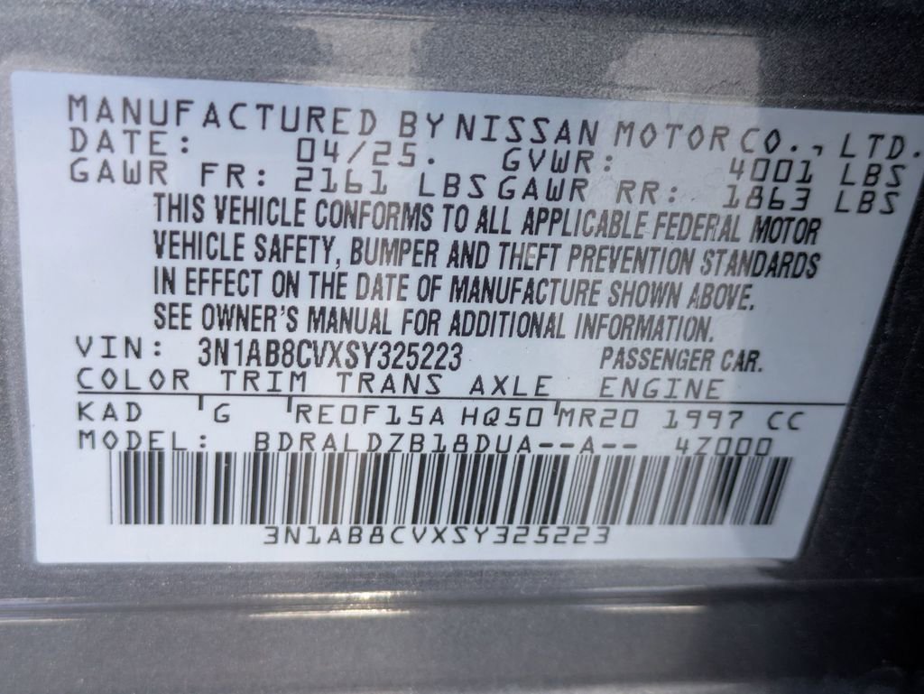 Used 2025 Nissan Sentra SV FWD image 35