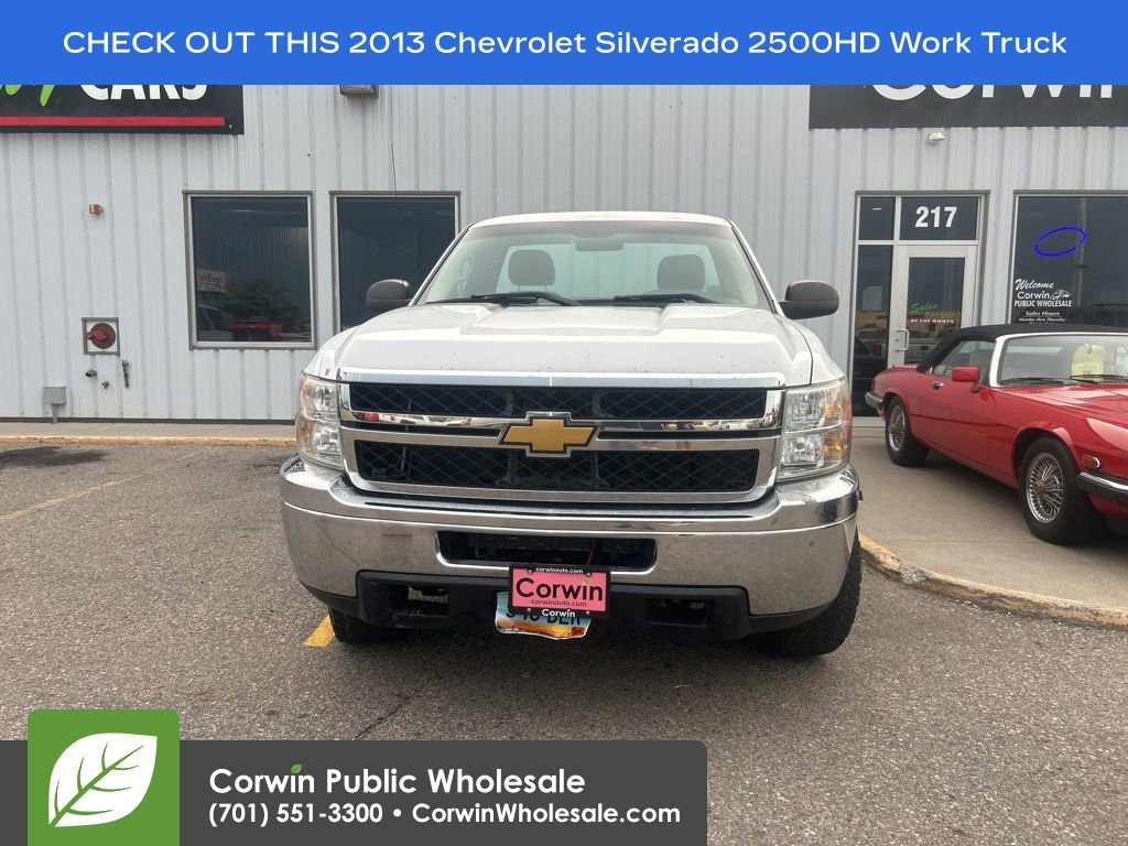 Used 2013 Chevrolet Silverado 2500 W/T w/ Snow Plow Prep Package AWD/4WD image 1