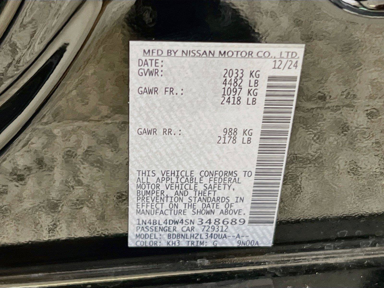 Used 2025 Nissan Altima 2.5 SV AWD/4WD image 28