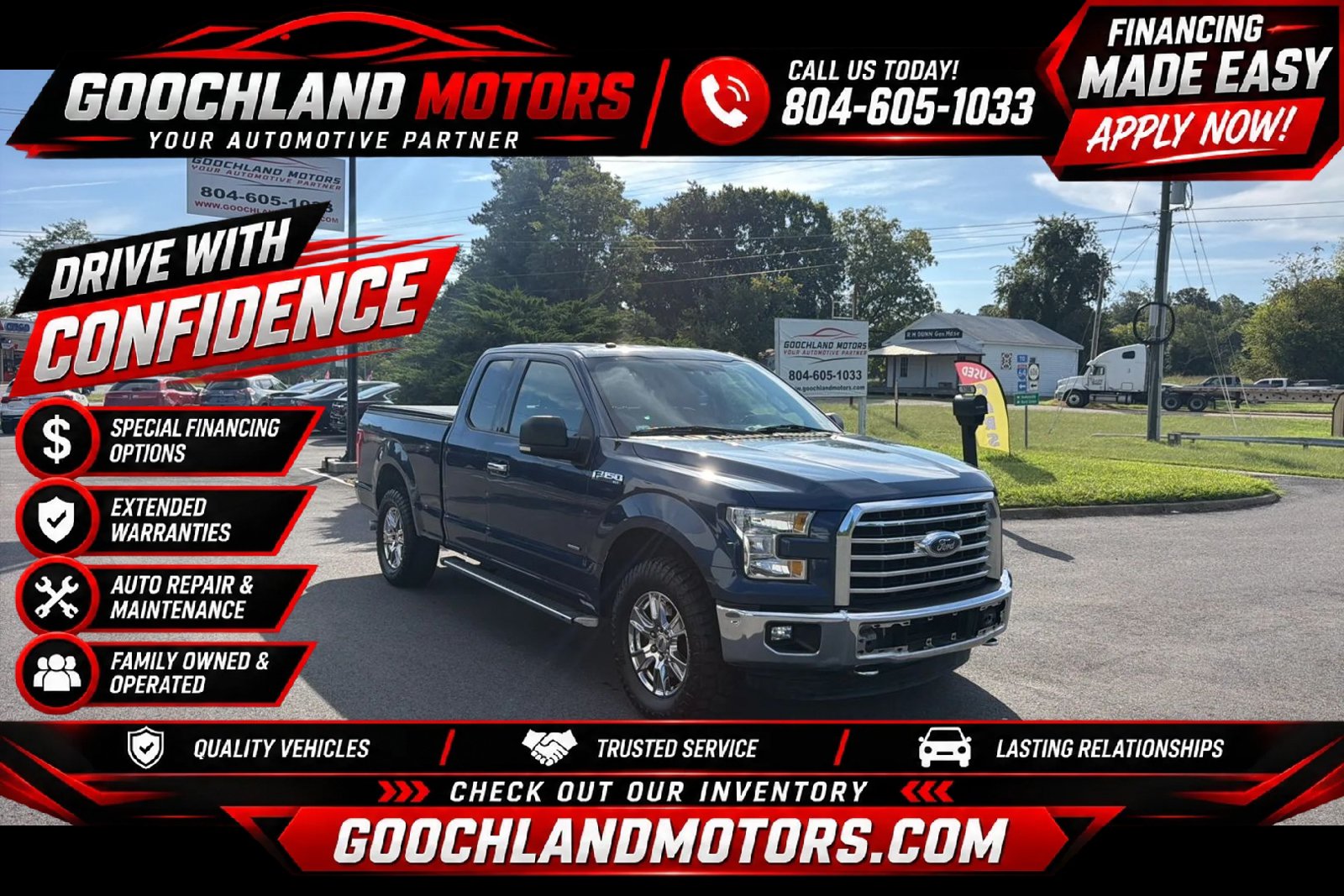 Used 2016 Ford F150 XLT w/ Equipment Group 302A Luxury AWD/4WD image 1