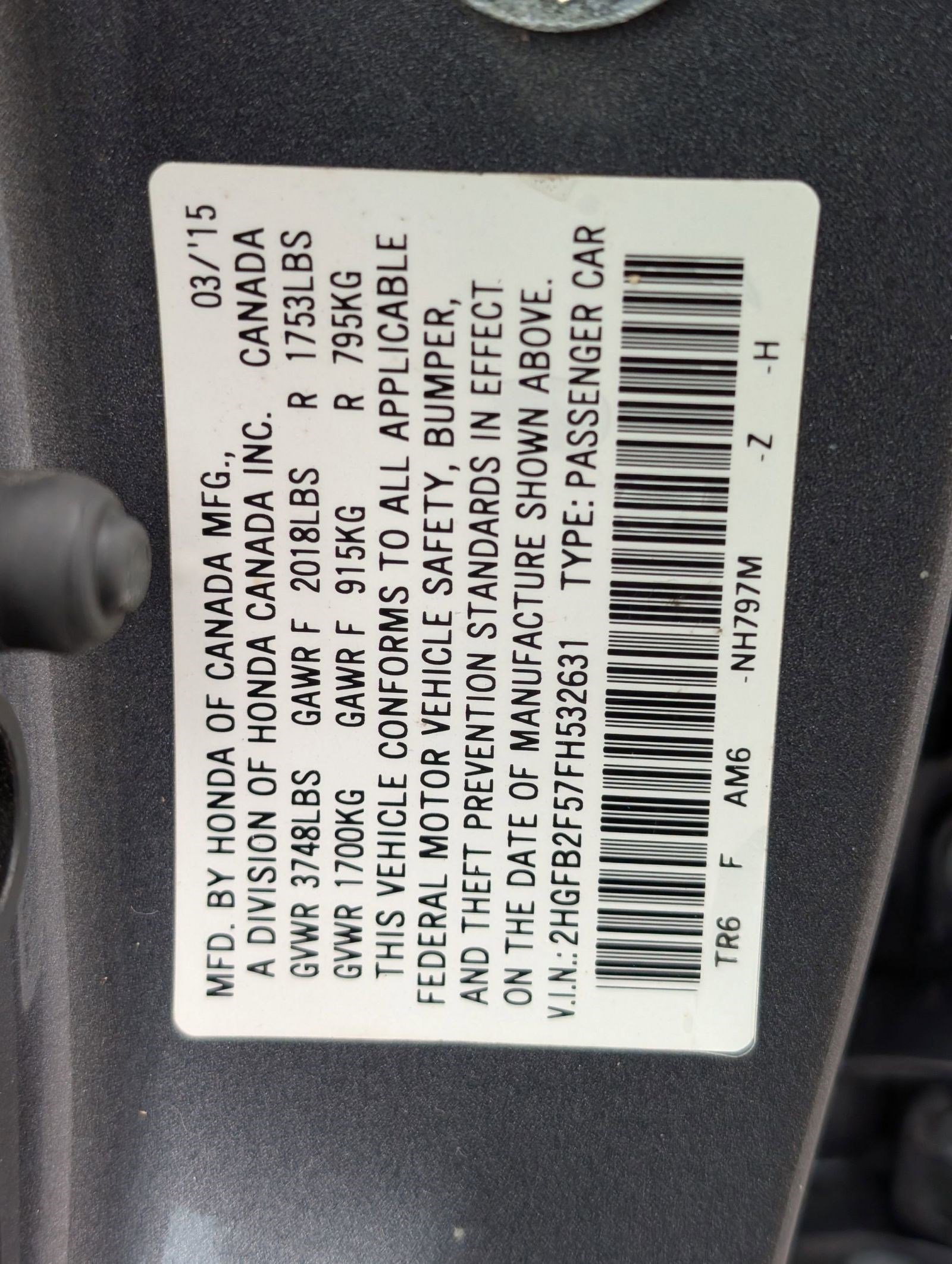Used 2015 Honda Civic LX image 22