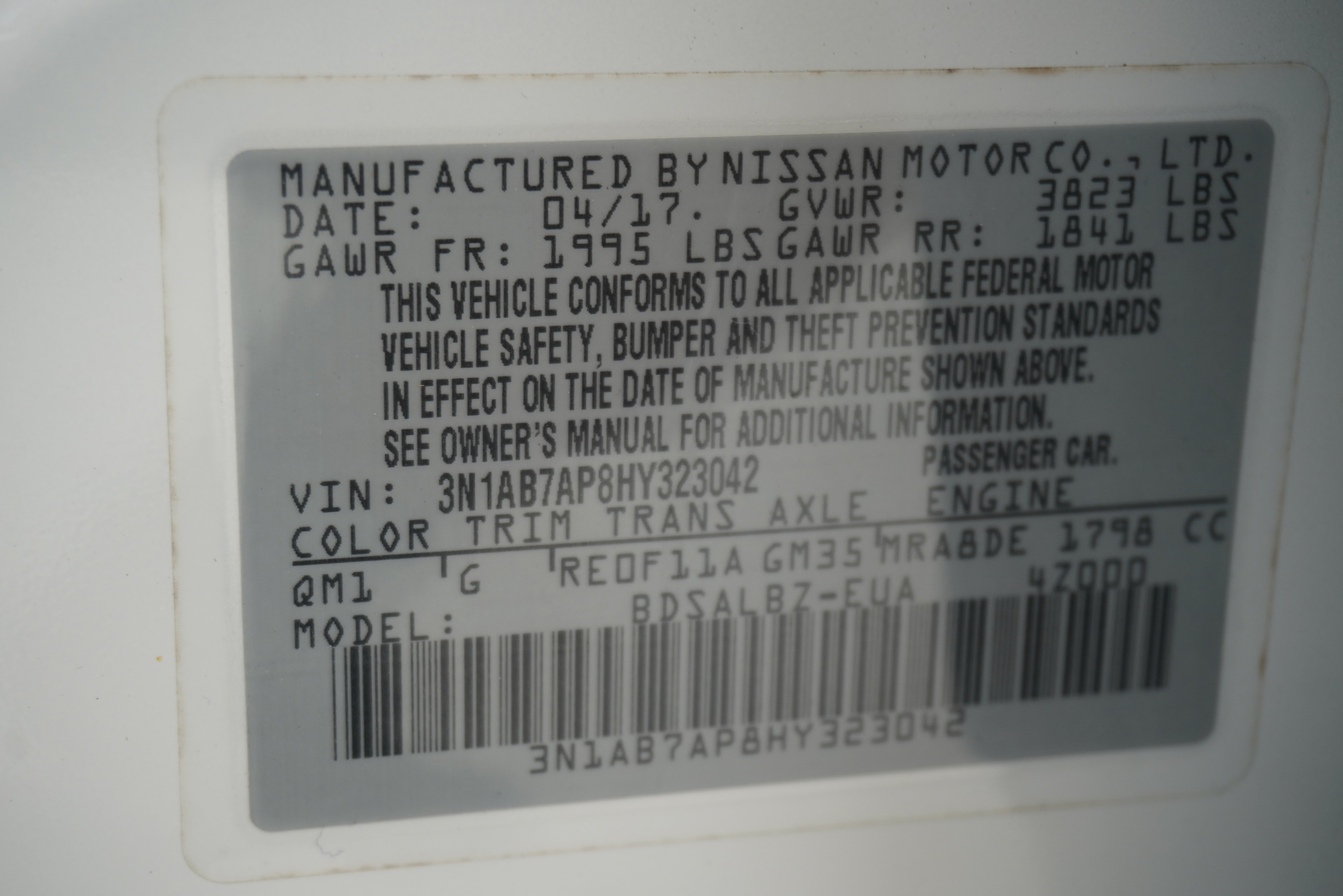 Used 2017 Nissan Sentra S FWD image 25