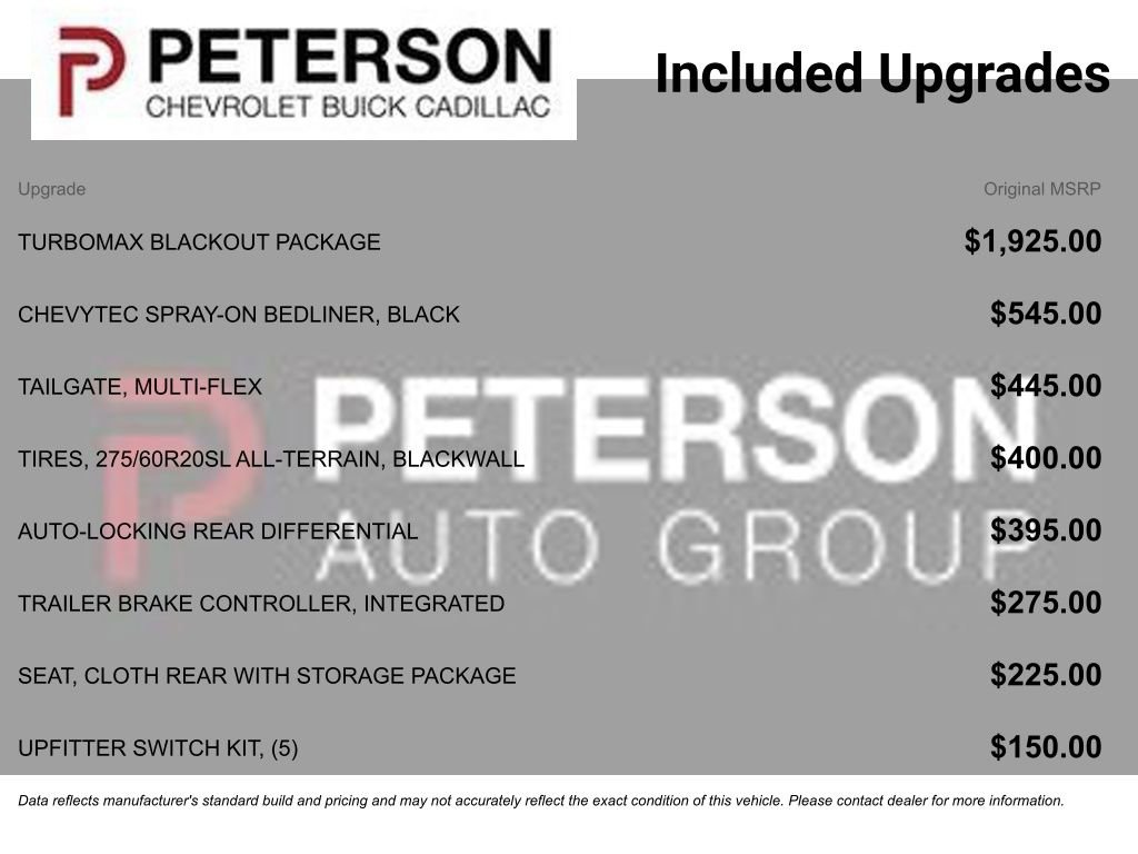 Certified 2026 Chevrolet Silverado 1500 Custom w/ Turbomax Blackout Package image 11