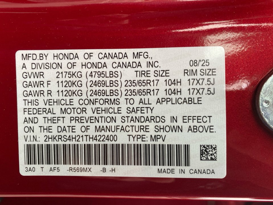 Certified 2026 Honda CR-V LX image 35
