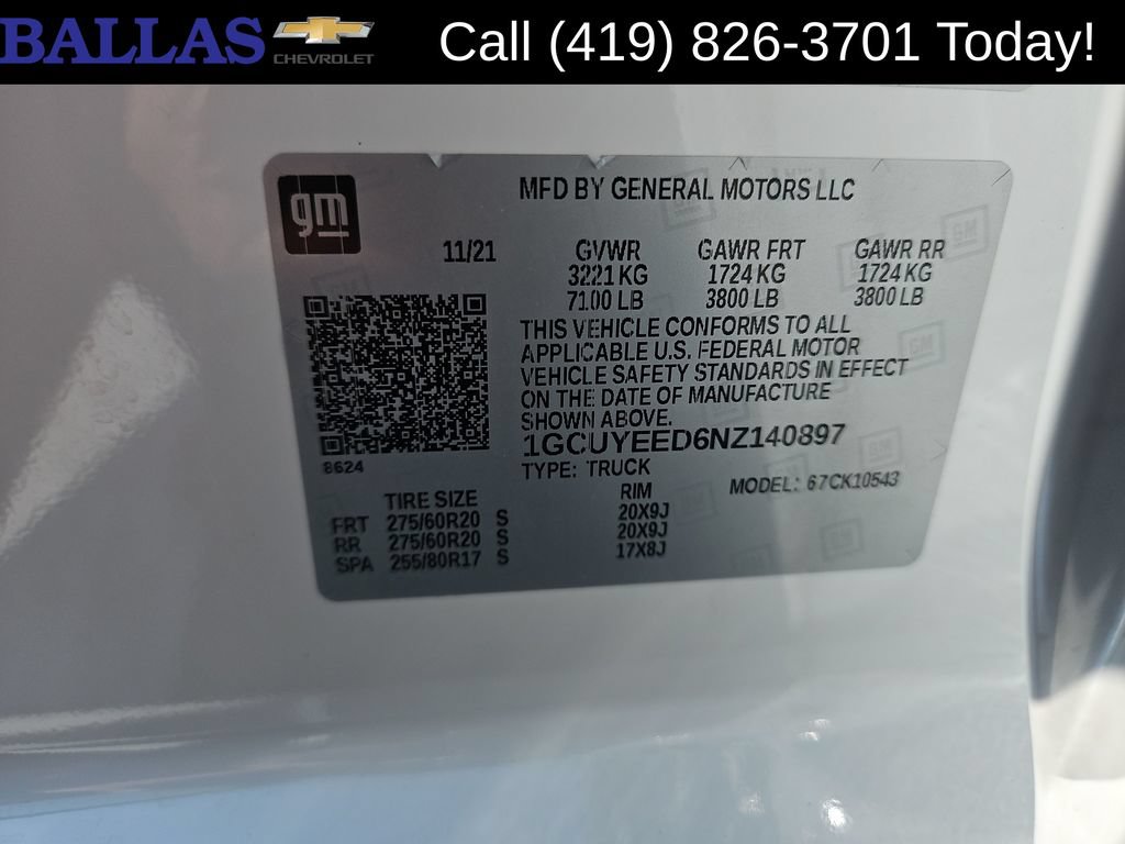 Certified 2022 Chevrolet Silverado 1500 RST w/ Redline Edition AWD/4WD image 34