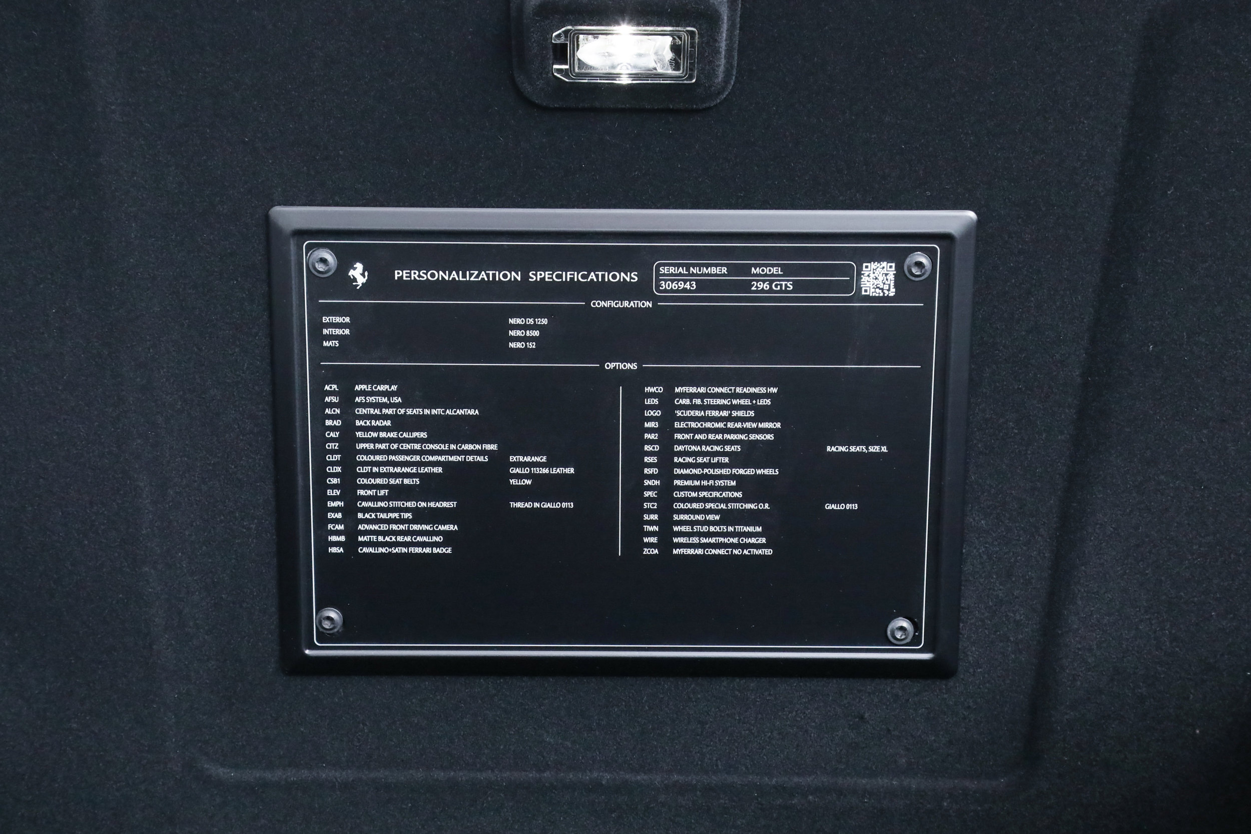 Certified 2024 Ferrari 296 GTS RWD image 38