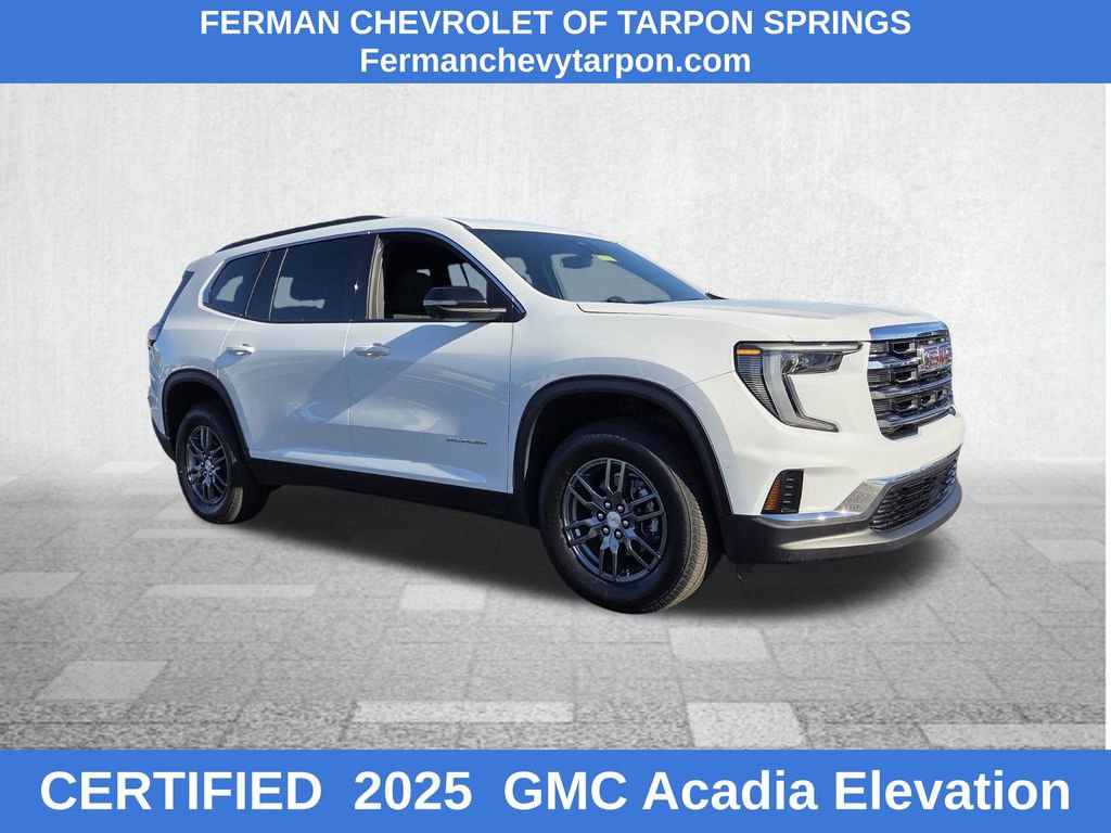 Certified 2025 GMC Acadia Elevation image 1