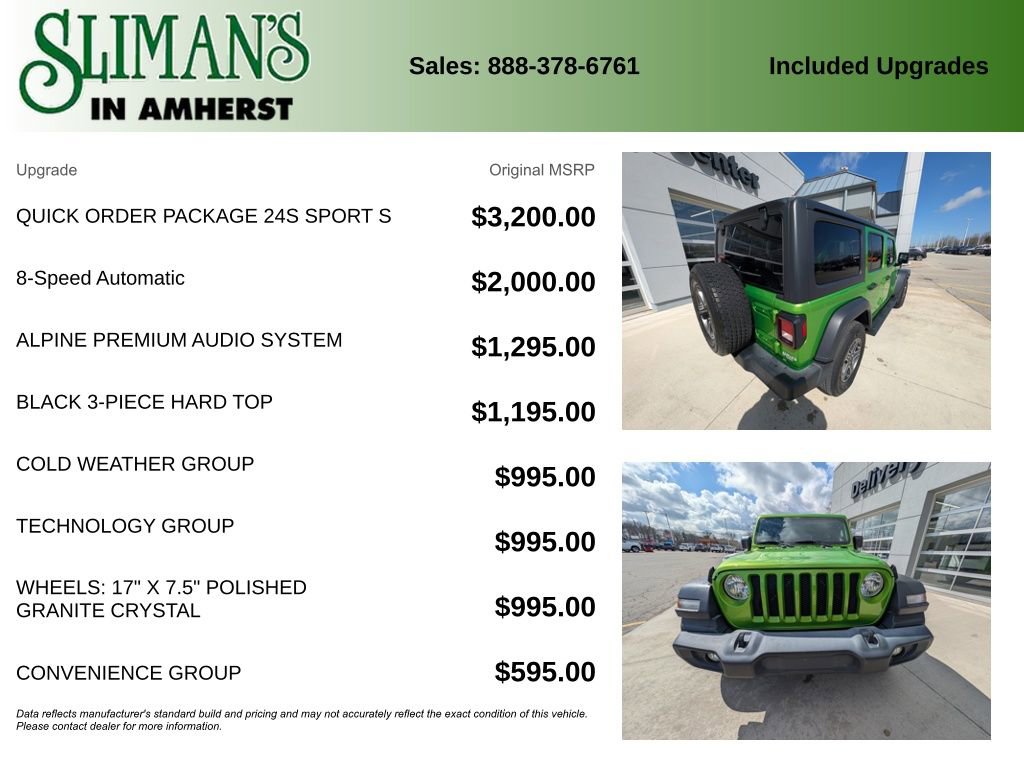 Used 2019 Jeep Wrangler Unlimited Sport S AWD/4WD image 10