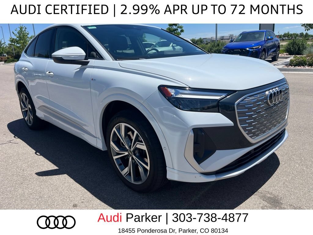 Used 2024 Audi Q4 e-tron Premium Plus w/ Premium Plus AWD/4WD image 2